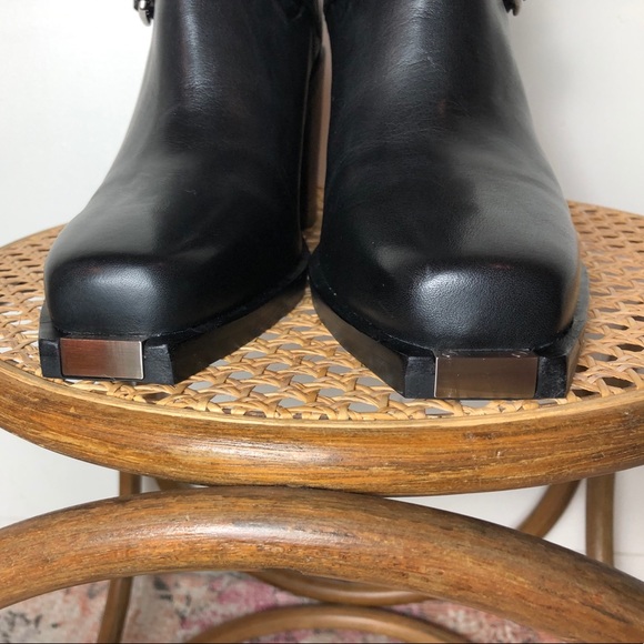 NWT rag & bone Fallon High Boot Black Size 41 - Picture 3 of 8